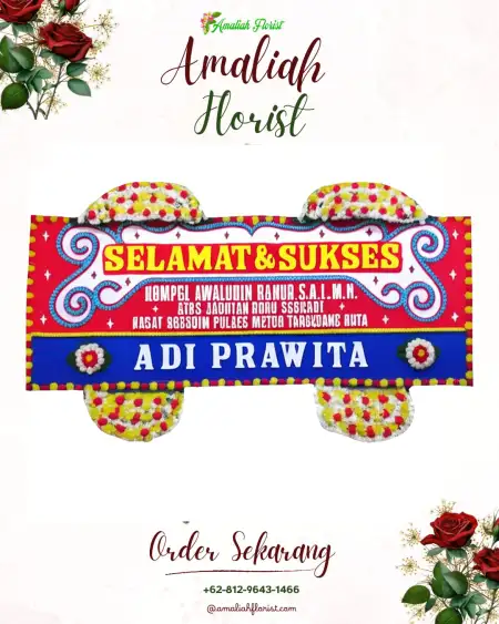 Papan Bunga Ucapan Selamat Penarusan Kulon
